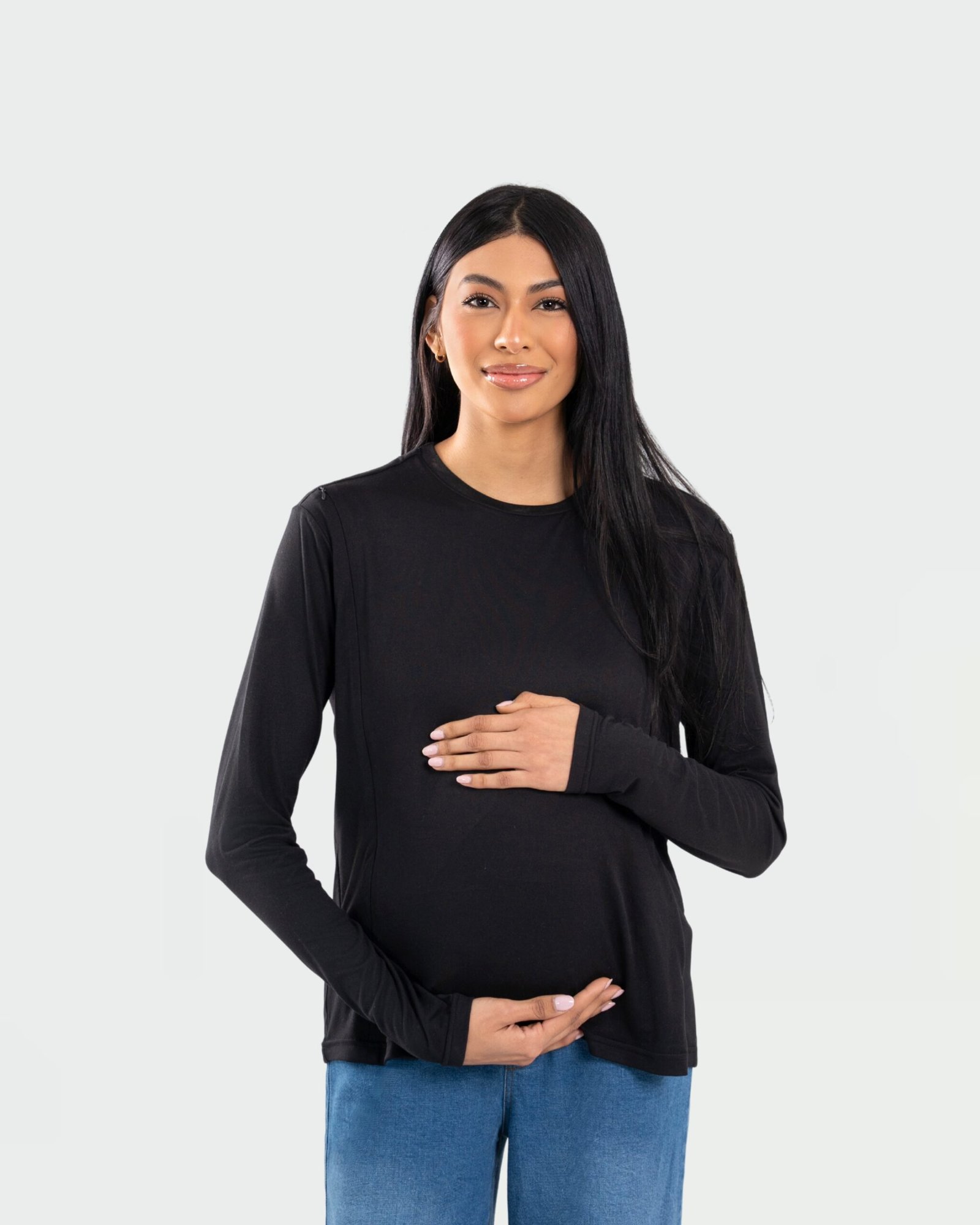 The Heart-to-Heart Basic Top Black - Image 5