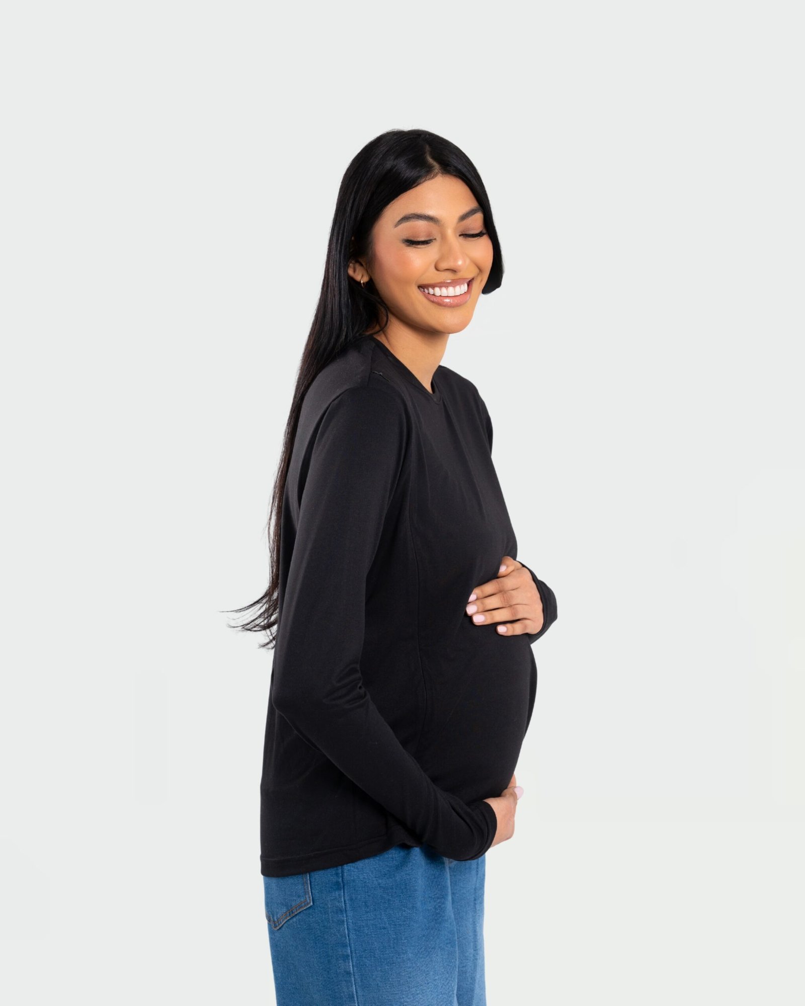 The Heart-to-Heart Basic Top Black - Image 3